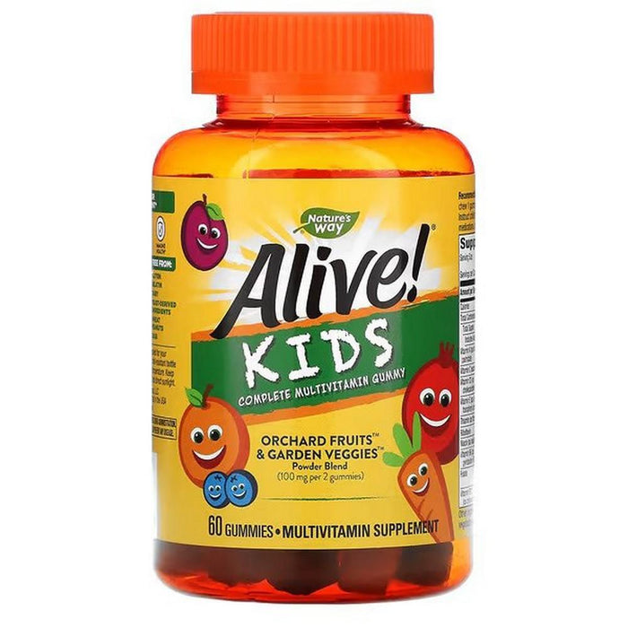Nature's Way Alive! Kids Gummy Multivitamin, Cherry, Orange & Grape, 60 Gummies by Pasteur Pharmacy
