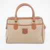 Celine Macadam Light Brown Mini Boston Bag #2202