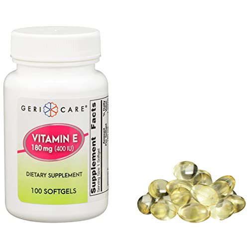 Geri-Care Vitamin E Supplement 400 IU Strength Softgel 100 Per Bottle by Pasteur Pharmacy