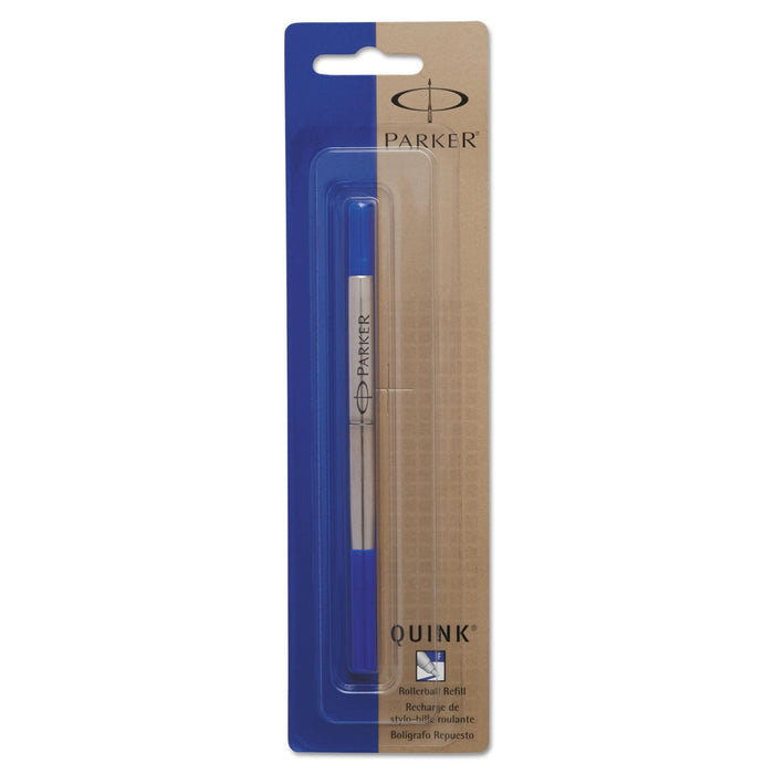 Parker Refill for Parker Roller Ball Pens, Fine Conical Tip, Blue Ink