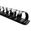 GBC CombBind Standard Spines, 2" Diameter, 450 Sheet Capacity, Black, 50/Box