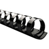 GBC CombBind Standard Spines, 3/4" Diameter, 160 Sheet Capacity, Black, 100/Box