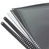 GBC Instant Report Kit, 5/16" Capacity, Clear/Black Cover, Black Spine