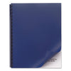 GBC Opaque Plastic Presentation Covers for Binding Systems, Navy, 11 x 8.5, Unpunched, 50/Pack