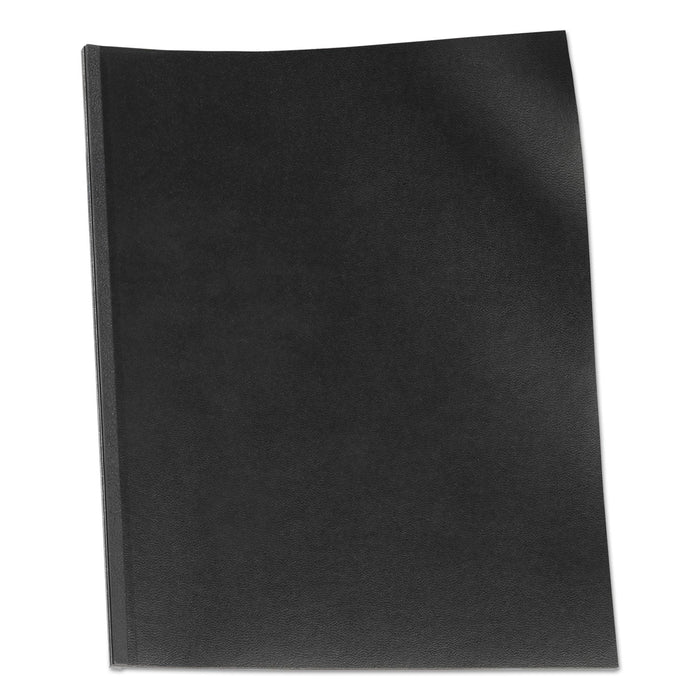 GBC VeloBind Presentation Covers, Black, 11 x 8.5, Punched & Scored, 50/Pack