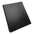 GBC 100% Recycled Poly Binding Cover, Black, 11 x 8.5, Unpunched, 25/Pack