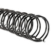 GBC WireBind Spines, 1/4" Diameter, 55 Sheet Capacity, Black, 100/Box