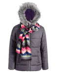 S Rothschild and Co Girls Solid Quilted Puffer Jacket, Size Small 7–8 by Vanessa Jane
