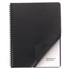GBC Leather-Look Presentation Covers for Binding Systems, Black, 11 x 8.5, Unpunched, 200 Sets/Box