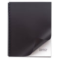 GBC Opaque Plastic Presentation Covers for Binding Systems, Black, 11 x 8.5, Unpunched, 50/Pack