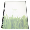 GBC 100% Recycled Poly Binding Cover, Frost, 11 x 8.5, Unpunched, 25/Pack