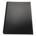 GBC 100% Recycled Poly Binding Cover, Black, 11 x 8.5, Unpunched, 25/Pack