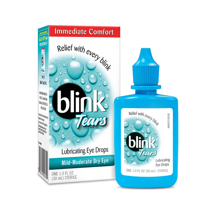 Blink Tears Lubricating Eye Drops, Mild Moderate Dry Eye, 1 Fl Oz by Pasteur Pharmacy