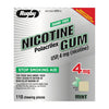 Rugby Nicotine Gum 4 mg - Starburst Mint Flavor, 110 Pieces