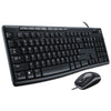 Logitech Wired Media Combo MK200, USB 2.0, Black