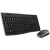 Logitech Wireless Combo MK270, 2.4 GHz Frequency/33 ft Wireless Range, Black