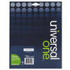 Universal Deluxe Clear Labels, Inkjet/Laser Printers, 0.5 x 1.75, Clear, 80/Sheet, 25 Sheets/Box