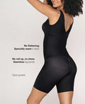 Leonisa Womens Undetectable Step-in Mid-Thigh Body Shaper in Black , Medium by Vanessa Jane