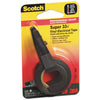 Scotch Super 33+ Vinyl Electrical Tape with Dispenser, 1" Core, 0.5" x 5.5 yds, Black