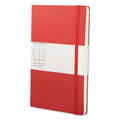Moleskine Classic Colored Hardcover Notebook, 1 Subject, Narrow Rule, Red Cover, 8.25 x 5, 240 Sheets