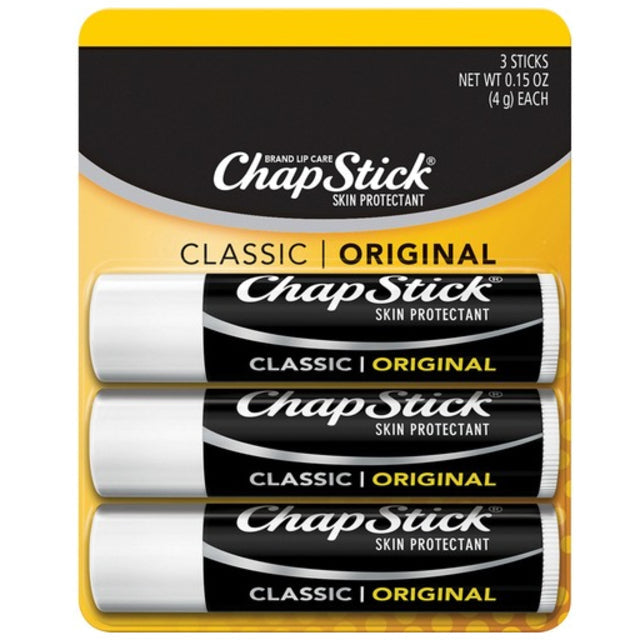 ChapStick Skin Protectant Classic Original Lip Balm Pack by Pasteur Pharmacy