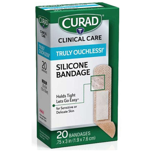 Curad Truly Ouchless! Flexible Fabric Bandage .75x3in by Pasteur Pharmacy