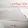 deflecto EconoMat All Day Use Chair Mat for Hard Floors, 46 x 60, Rectangular, Clear