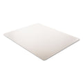 deflecto RollaMat Frequent Use Chair Mat, Medium Pile Carpet, Flat, 46 x 60, Rectangle, Clear