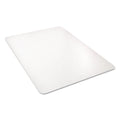 deflecto All Day Use Chair Mat - All Carpet Types, 45 x 53, Rectangle, Clear