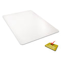 deflecto All Day Use Chair Mat - All Carpet Types, 45 x 53, Rectangle, Clear