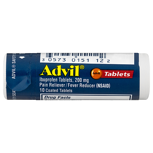 Advil Pain Reliever/Fever Reducer, Ibuprofen, Tablets by Pasteur Pharmacy