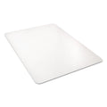 deflecto All Day Use Chair Mat - All Carpet Types, 46 x 60, Rectangle, Clear