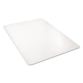 deflecto All Day Use Chair Mat - All Carpet Types, 36 x 48, Rectangular, Clear
