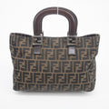Fendi Brown Canvas Zucca Tote Bag #2227 by Bolt Boutique