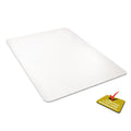 deflecto All Day Use Chair Mat - Hard Floors, 36 x 48, Rectangular, Clear