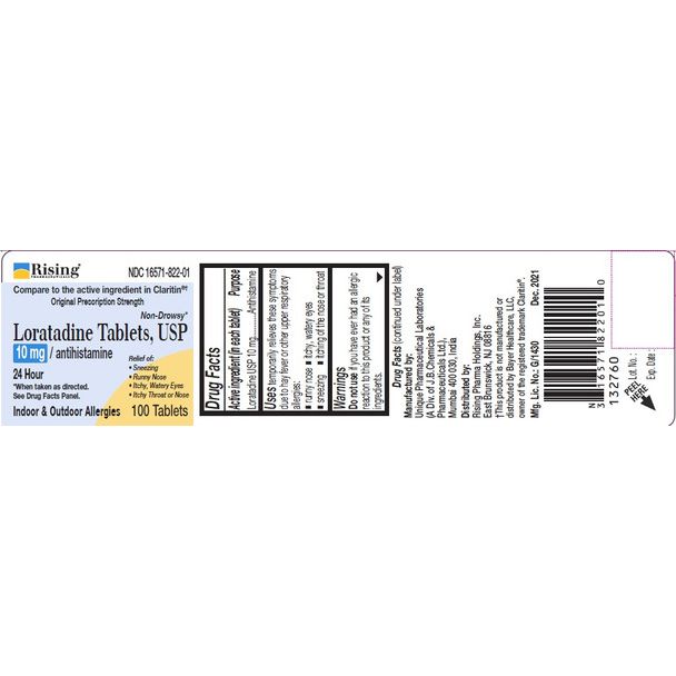 Rising Pharma Allergy Relief Tablets – 10mg Loratadine by Pasteur Pharmacy