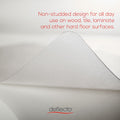 deflecto All Day Use Chair Mat - Hard Floors, 36 x 48, Rectangular, Clear