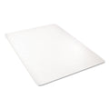 deflecto All Day Use Chair Mat - Hard Floors, 45 x 53, Rectangle, Clear
