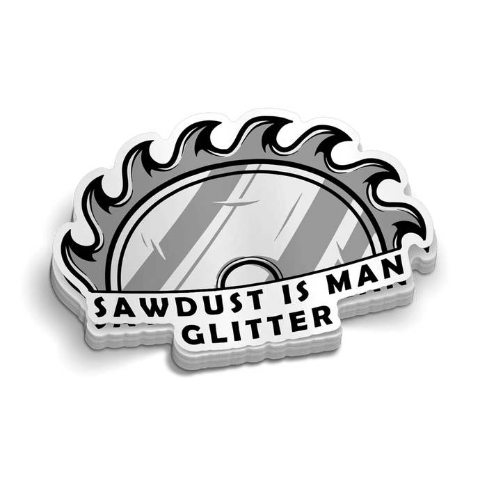 Sawdust - Hard Hat Decal by Armed American Supply