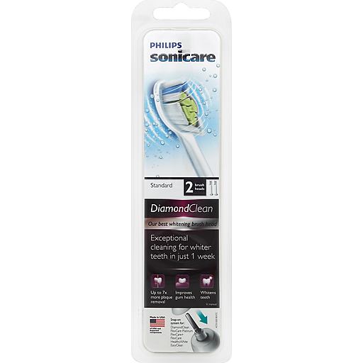 Philips Sonicare HX6062/64 Diamondclean Replacement Brush Heads, Standard by Pasteur Pharmacy