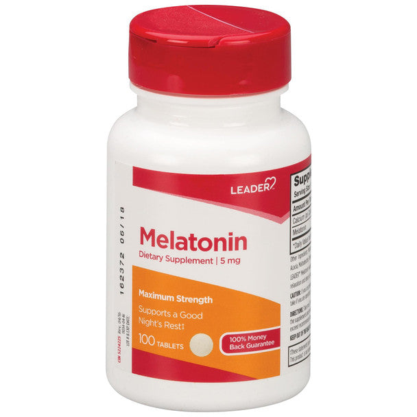 Leader Melatonin 3 Mg Tablets 100Ct by Pasteur Pharmacy