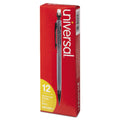 Universal Mechanical Pencil, 0.7 mm, HB (#2.5), Black Lead, Smoke Barrel, Dozen