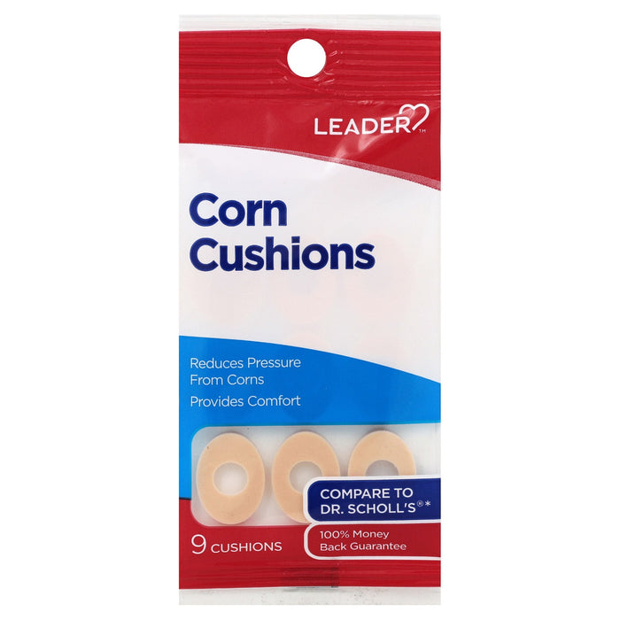 Leader Corn Cushions, Soft Foam Pads for Pain Relief, 9 ct by Pasteur Pharmacy