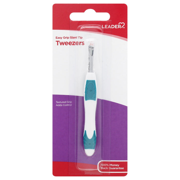 Leader® Easy Grip Slant Tip Tweezers by Pasteur Pharmacy
