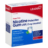 Leader™ Nicotine Gum – 2 mg Nicotine Polacrilex, Mint Flavor (Sugar-Free)