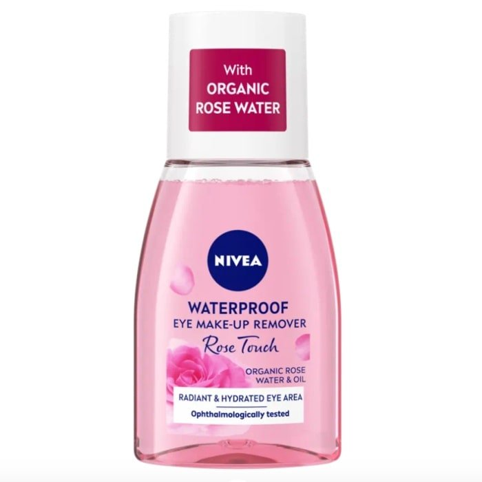 Nivea Rose Touch Bi-phase Makeup Remover For The Eye Area 100 Ml by Pasteur Pharmacy