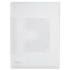Universal Transparent Deluxe Locking Project Files with CD-ROM Holder, Letter Size, Clear, 25/Pack