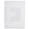 Universal Transparent Deluxe Locking Project Files with CD-ROM Holder, Letter Size, Clear, 25/Pack