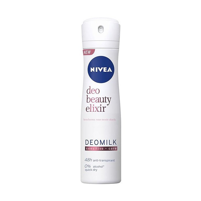 Nivea Deodorant Spray Beauty Elixir Sensitive, 150 Ml by Pasteur Pharmacy