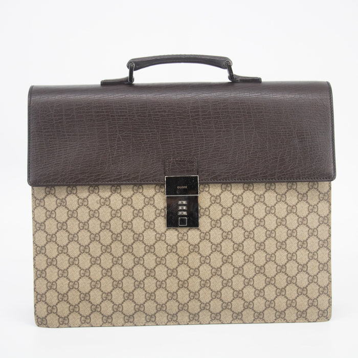 Gucci GG Canvas Coated Supreme Breifcase Bag #2234 by Bolt Boutique